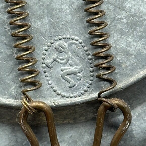 Vintage Pewter Coasters Ceramic Fruit Design Inserts Wall Decor Set of 6 READ - Picture 12 of 13